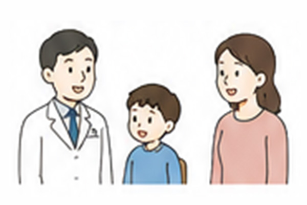医師の診察・説明を受け、適応を確認します　イメージ