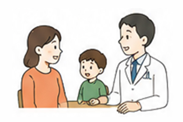 定期的に受診し、効果や困りごとを一緒に確認します　イメージ